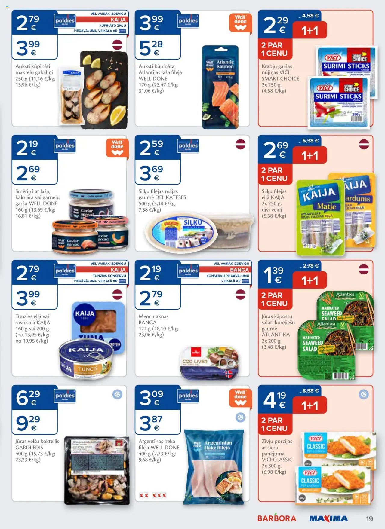 Skatīt Maxima akciju bukletu, derīgs no 2025.09.23