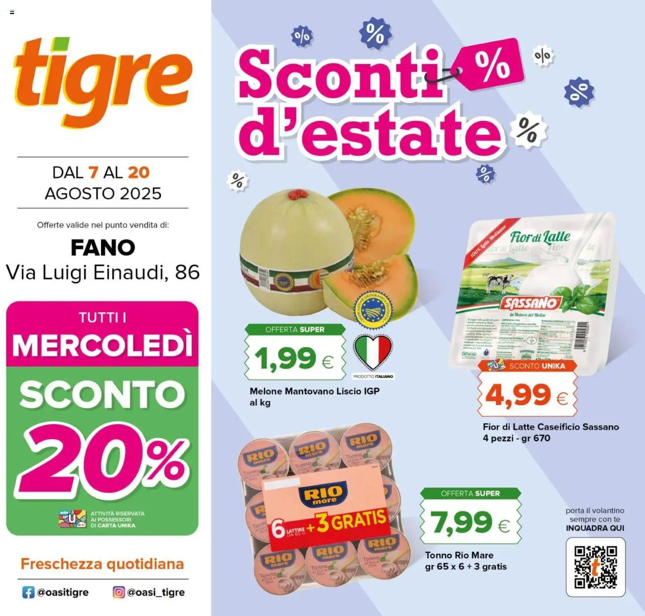 Volantino Tigre valido da 07/08/2025 numero di pagina 1