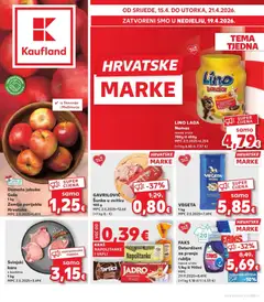 Pregled letka Kaufland katalog do 21.04.2026 trgovine Kaufland vrijedi od 14.04.2026