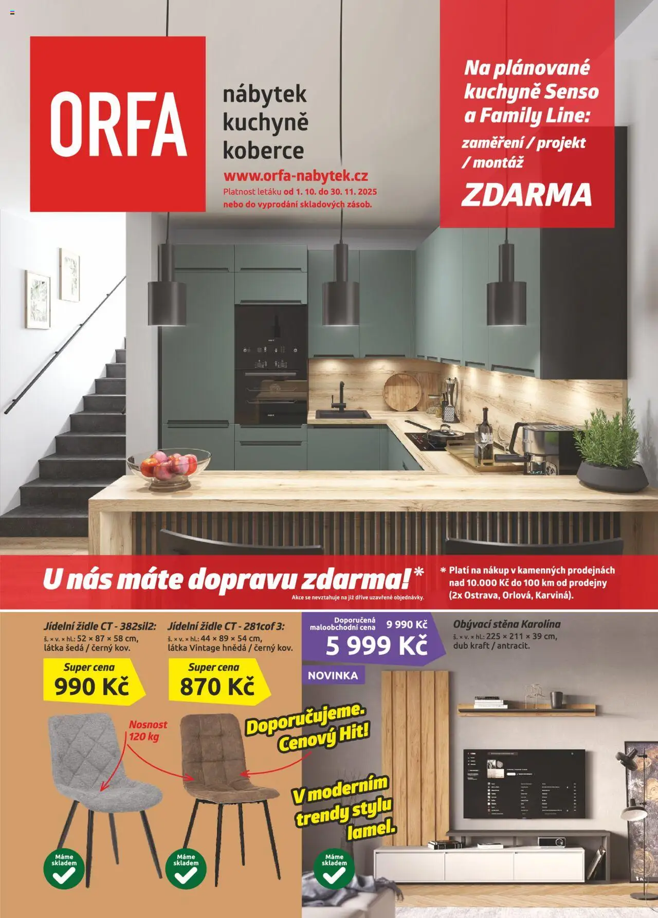  ORFA nábytek Leták (01.10.2025 - 30.11.2025)