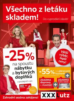 Náhled nabídky: XXXLutz XXXLutz leták - Sleva 25 % na téměř vše platný od 09.03.2026