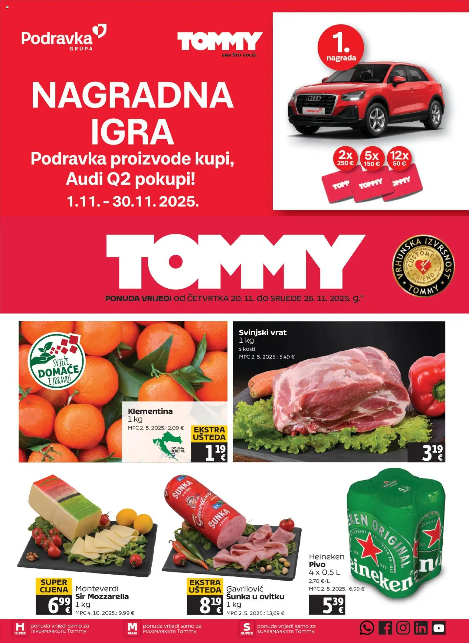 Pregled letka Katalog trgovine Tommy vrijedi od 20.11.2025