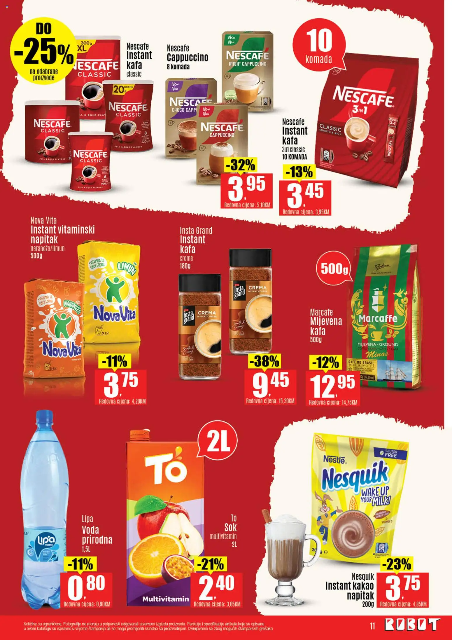 Pregled letka Katalog trgovine Robot vrijedi od 2026.01.07