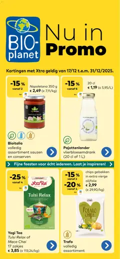 Voorbeeld van Folder van winkel BioPlanet geldig vanaf 17/12/2025