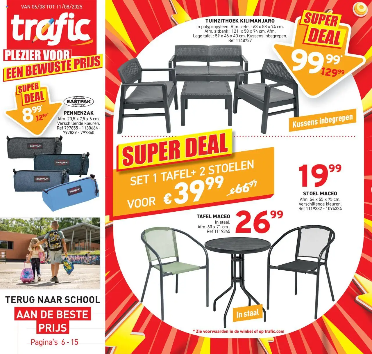 Trafic shop Folder geldig vanaf 06/08/2025 - Paginanummer 1