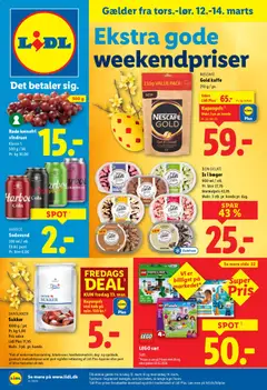 Eksempel på tilbudsavis Lidl - Weekend avis fra butik Lidl gyldig fra 08/03/2026
