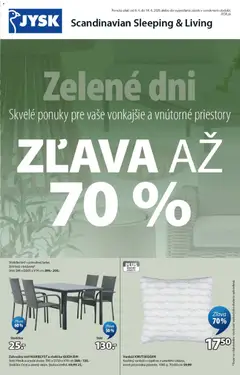 Náhľad JYSK letáku platného od 08.04.2026