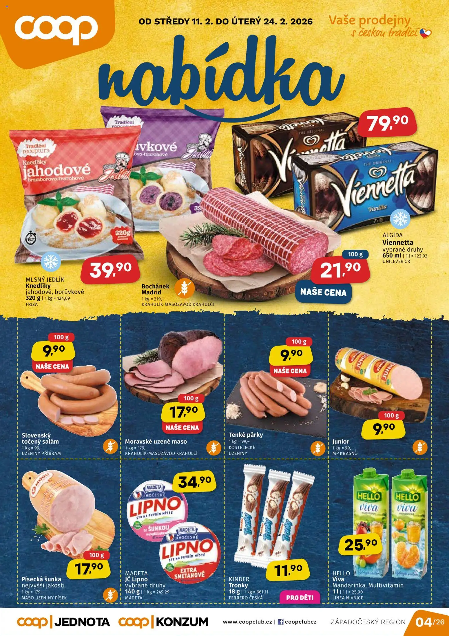 Náhled nabídky: Coop Leták - Západočeský region platný od 11.02.2026