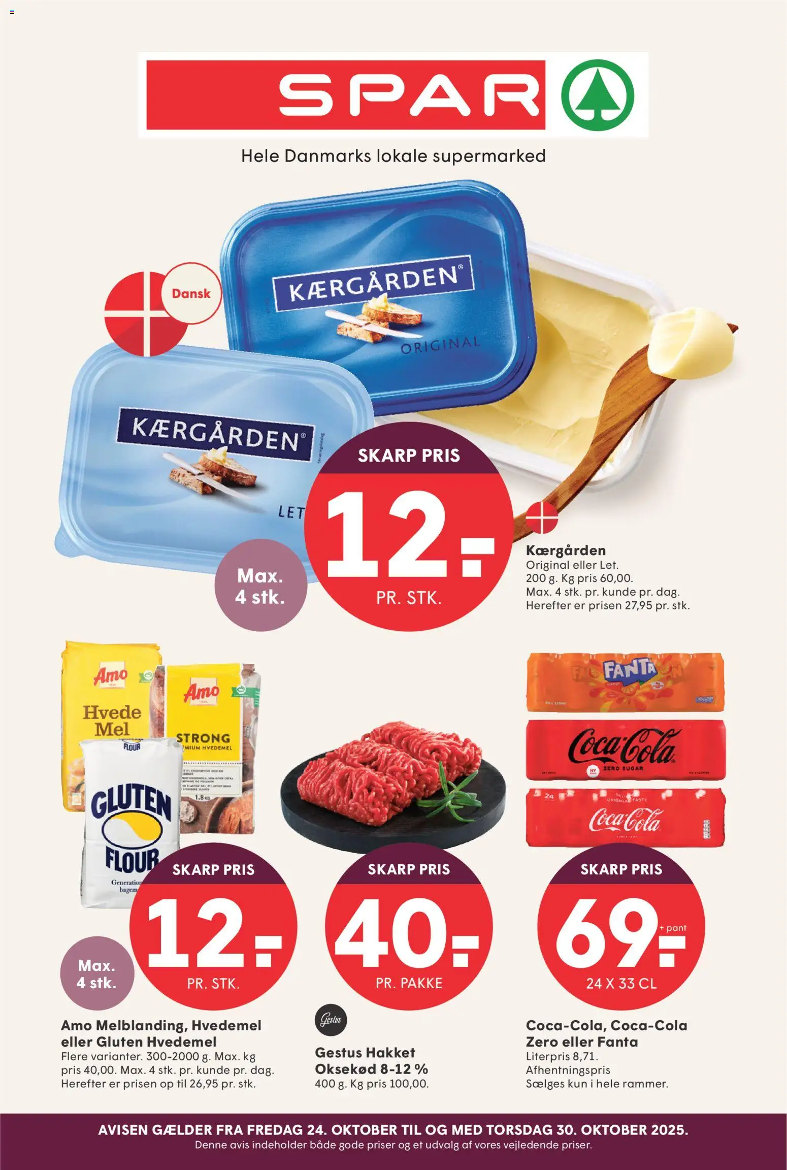 Spar tilbudsavis gyldig fra 24/10/2025 - side 1
