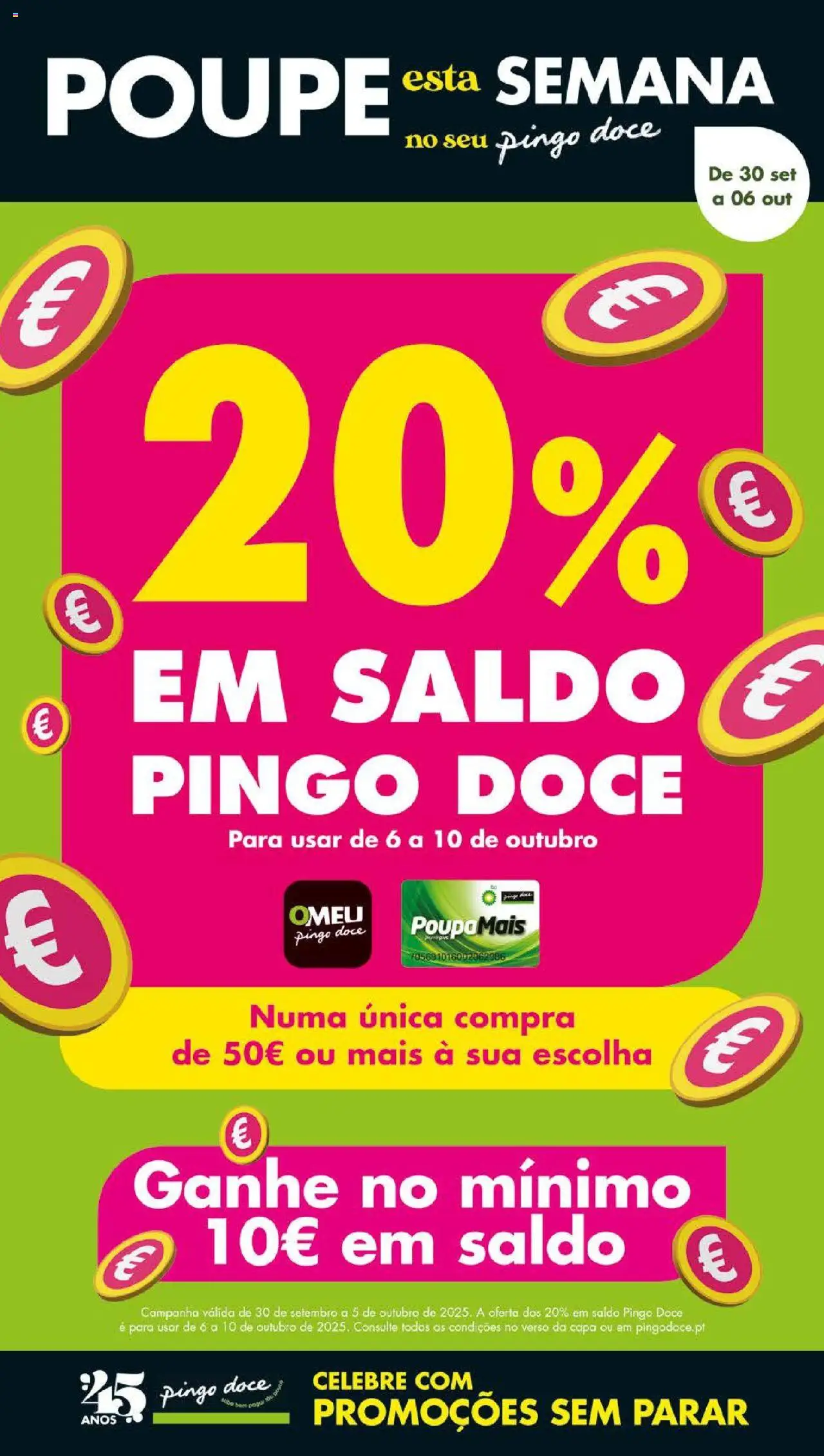 Pingo Doce Folheto de 30/09/2025 - catálogo esta semana - página 1