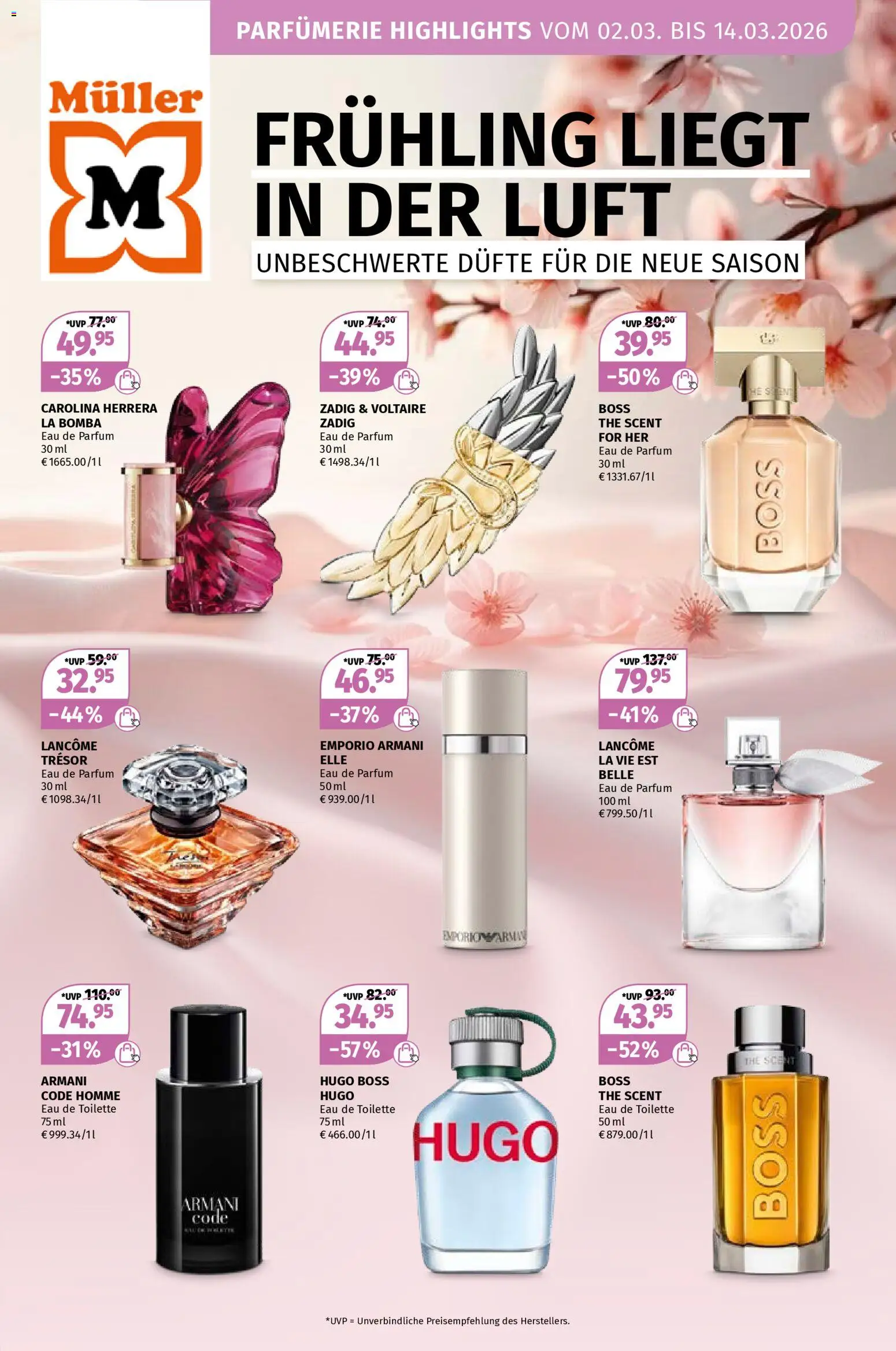 Vorschau der Angebote: Müller Müller Parfümerie Angebote gültig ab 02.03.2026