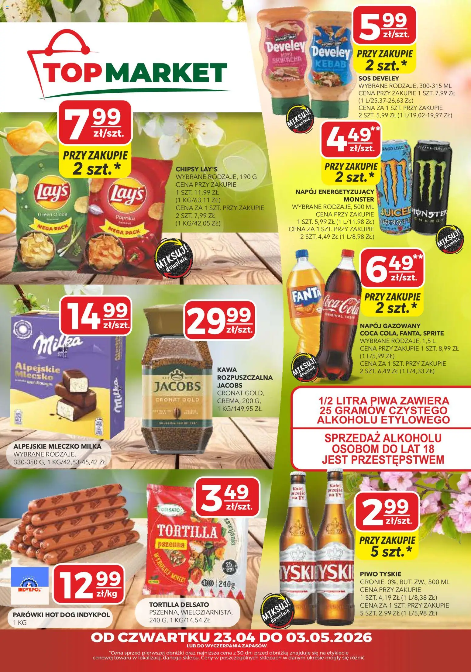 Pogląd gazetki "Top Market gazetka mini" ze sklepu Top Market ważnej od 23.04.2026