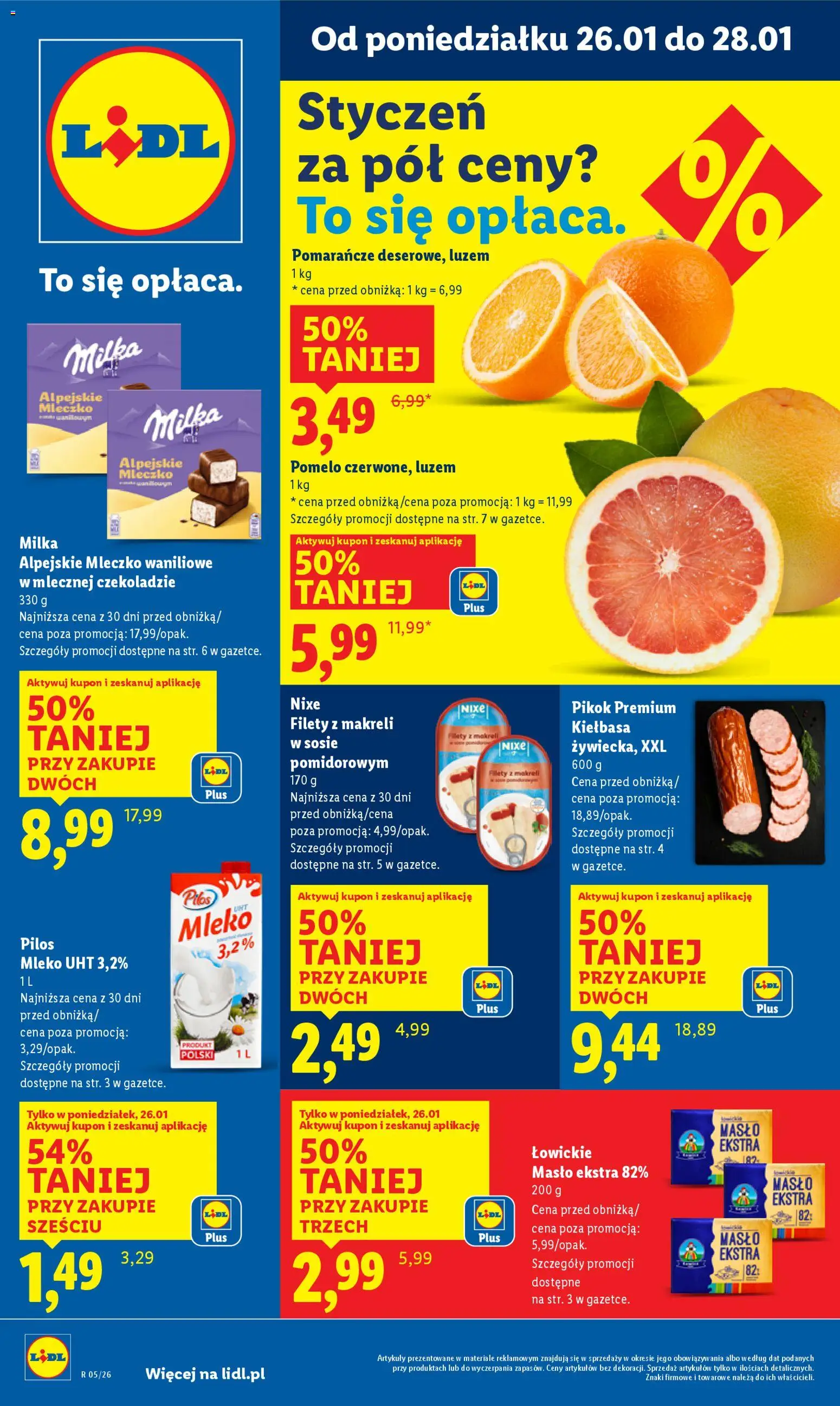 Pogląd gazetki "Gazetka" ze sklepu Lidl ważnej od 26.01.2026