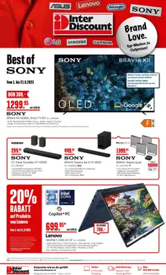 Vorschau des Merkblatts Aktionen Brand Love vom Shop Interdiscount gültig von 08.09.2025 bis 21.09.2025