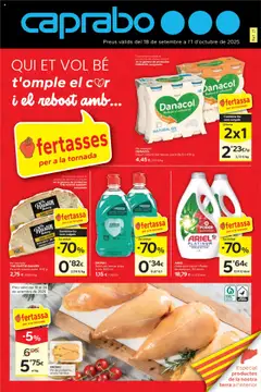 Vista previa del folleto de la tienda Caprabo válido desde el 18/09/2025 