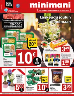 Kaupan Minimani Tarjoukset esikatselu, voimassa 10/12/2025