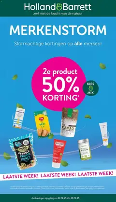Voorbeeld van Folder van winkel Holland & Barrett geldig vanaf 22-12-2025