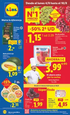 Vista previa del folleto de la tienda Lidl válido desde el 04/08/2025 
