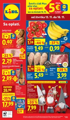 Náhľad Lidl letáku platného od 13.11.2025