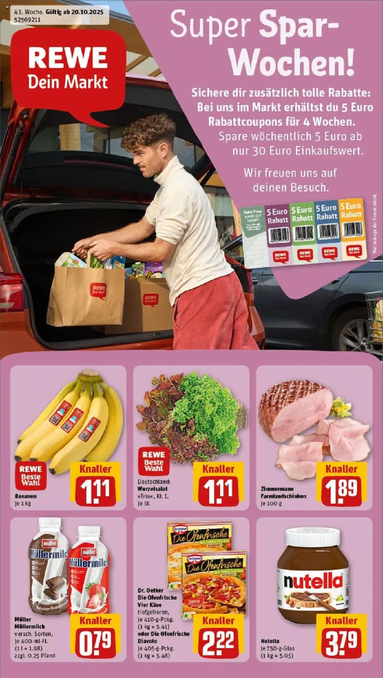 REWE Prospekt ab 19.10.2025 nächste Woche - Prospekt Eislingen	