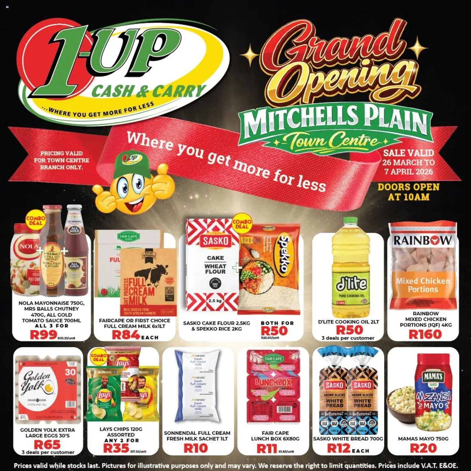 Preview of 1UP Cash & Carry flyer valid from 26/03/2026