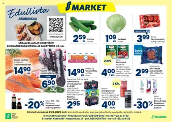 Kaupan S-market Harjavalta esikatselu, voimassa 17/09/2025