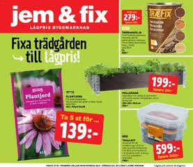Förhandsgranska reklamblad Jem & Fix erbjudanden från butik Jem & Fix gäller från 24/04/2026