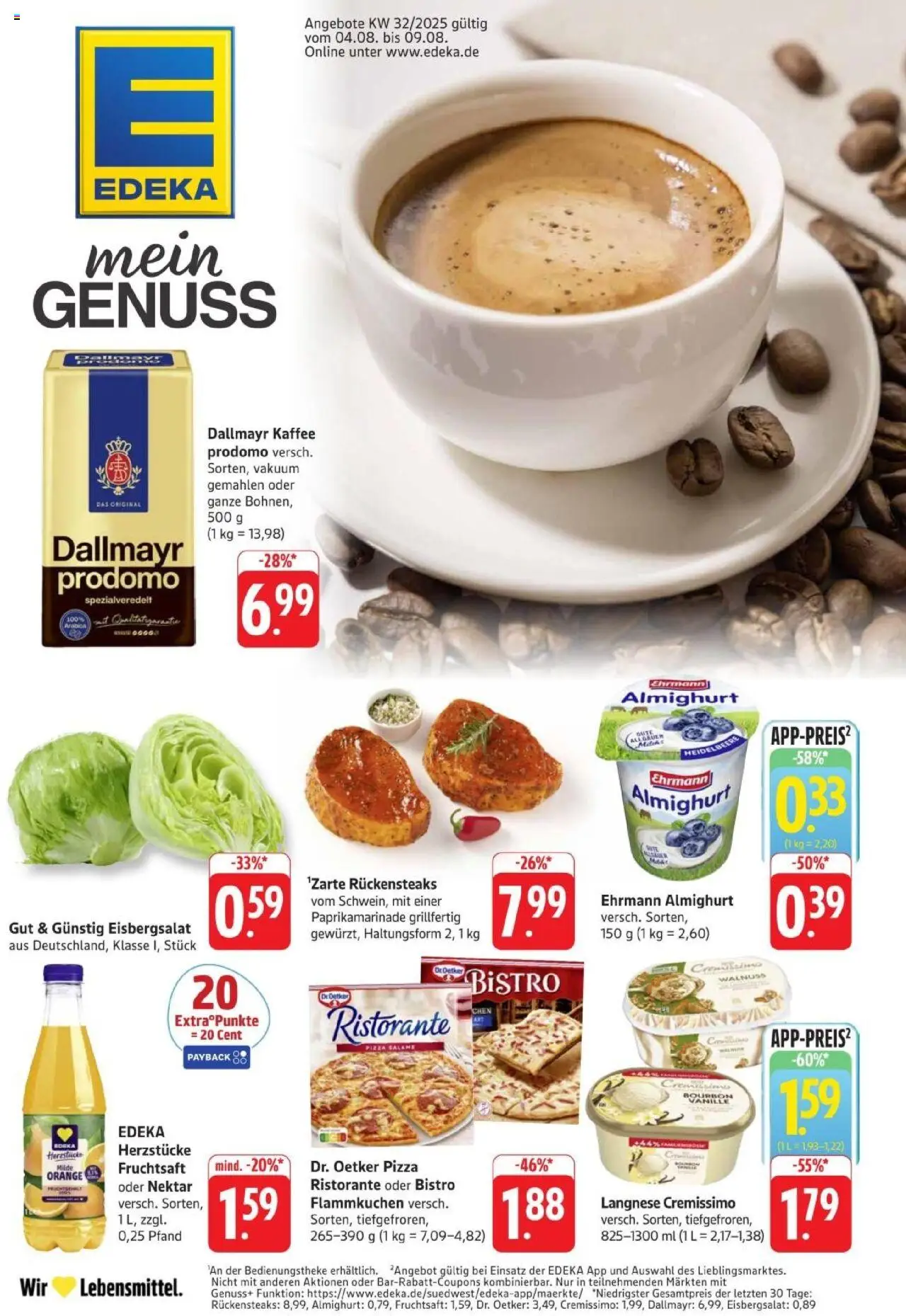 EDEKA Prospekt ab 04.08.2025 - Prospekt Online