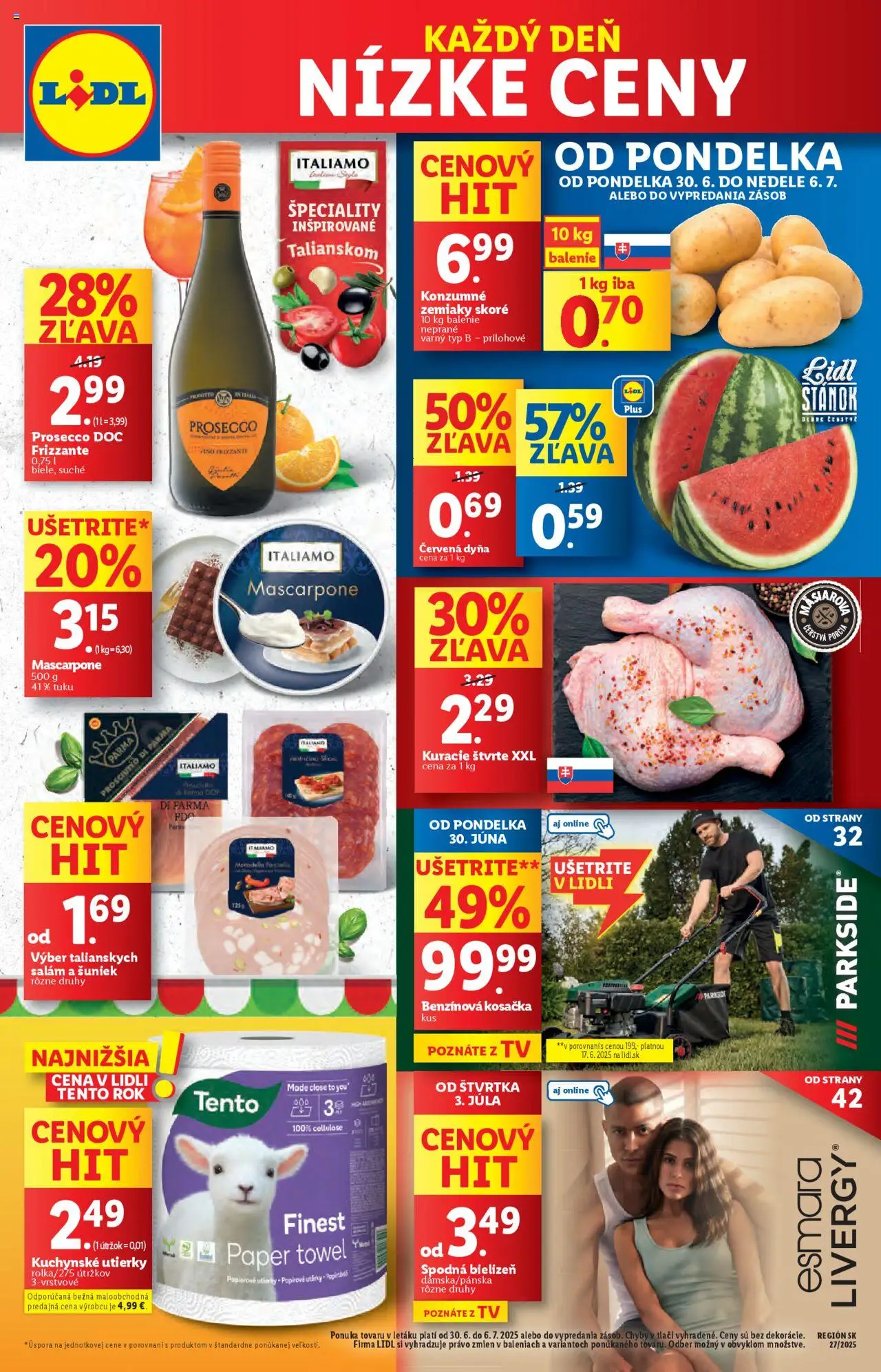 Nový LIDL leták od 30.06.2025 > Akčná ponuka online