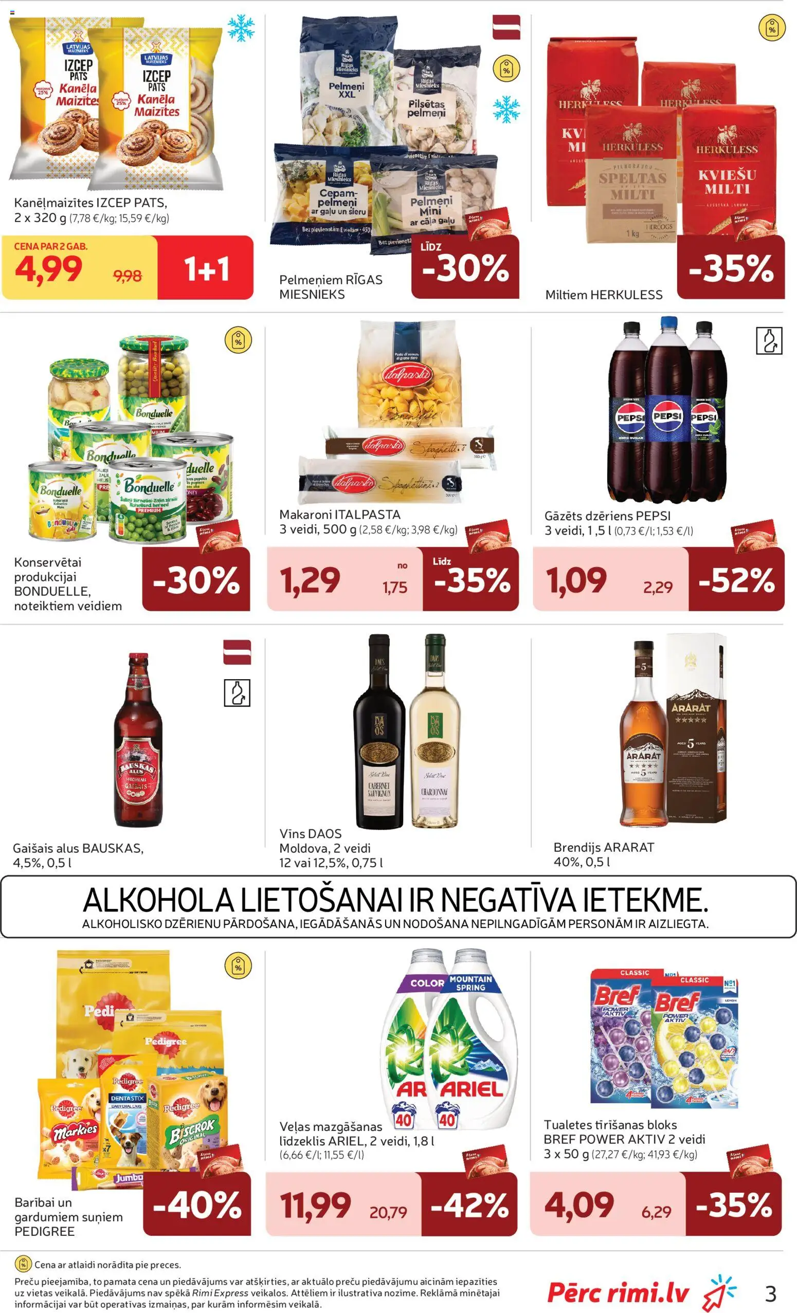 Skatīt Rimi akciju bukletu, derīgs no 2025.12.09