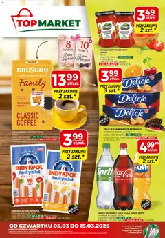 Pogląd gazetki "Top Market gazetka" ze sklepu Top Market ważnej od 05.03.2026