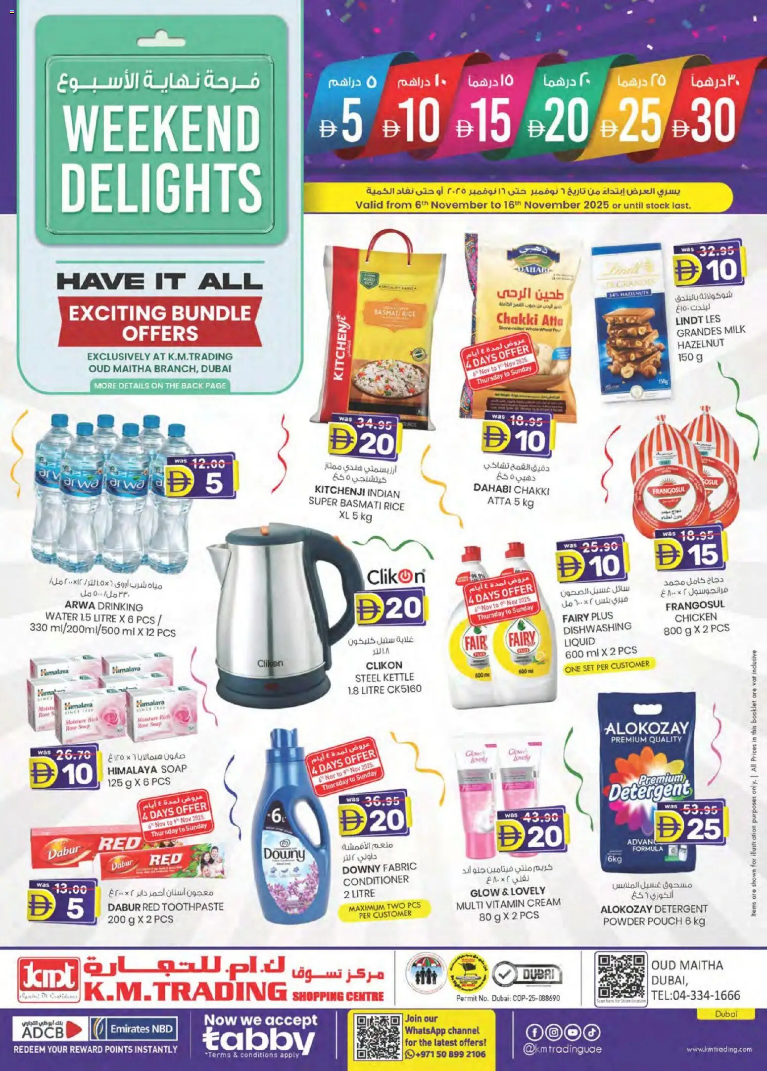 Preview of the catalogue Weekend delights of store KM Trading valid from 6 Nov, 2025