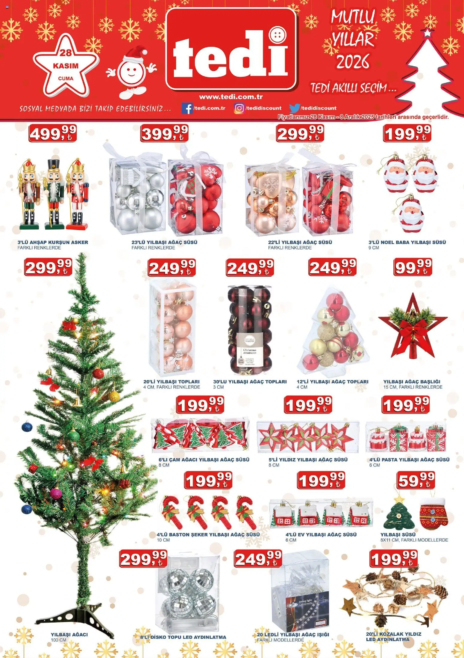 Tedi Katalog 28.11.2025 - Broşürünün önizlemesi