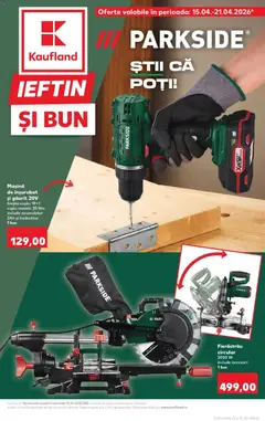 Previzualizarea de cataloage: Kaufland Kaufland Târgu Mureș valabil de la 15.04.2026
