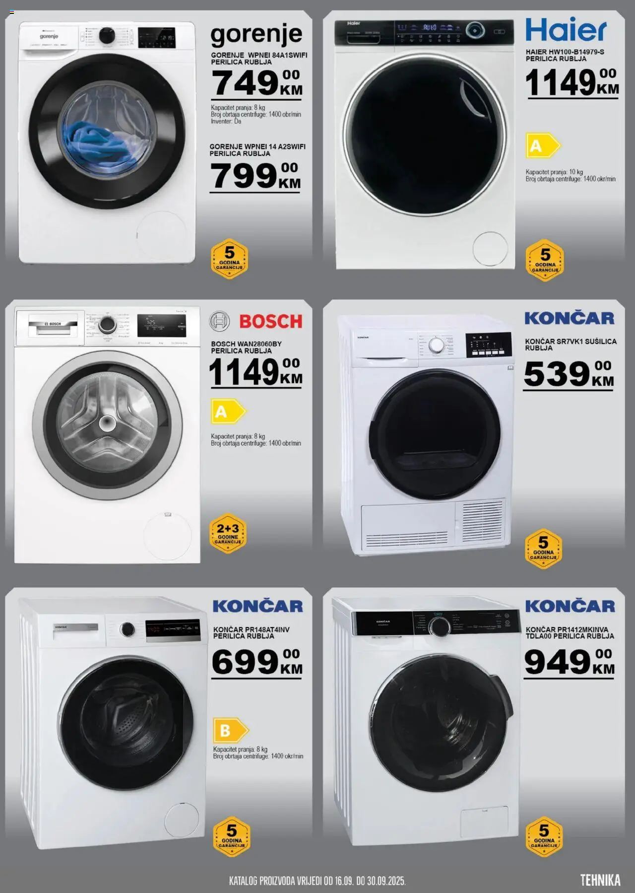 Pregled letka Katalog trgovine Prodex vrijedi od 2025.09.16