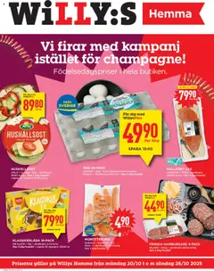 Förhandsgranska reklamblad Aktuella reklamblad Willys Hemma från butik Willys gäller från 20/10/2025