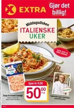 Forhåndsvis Kundeavis fra butikk Coop Extra gyldig fra 22/09/2025