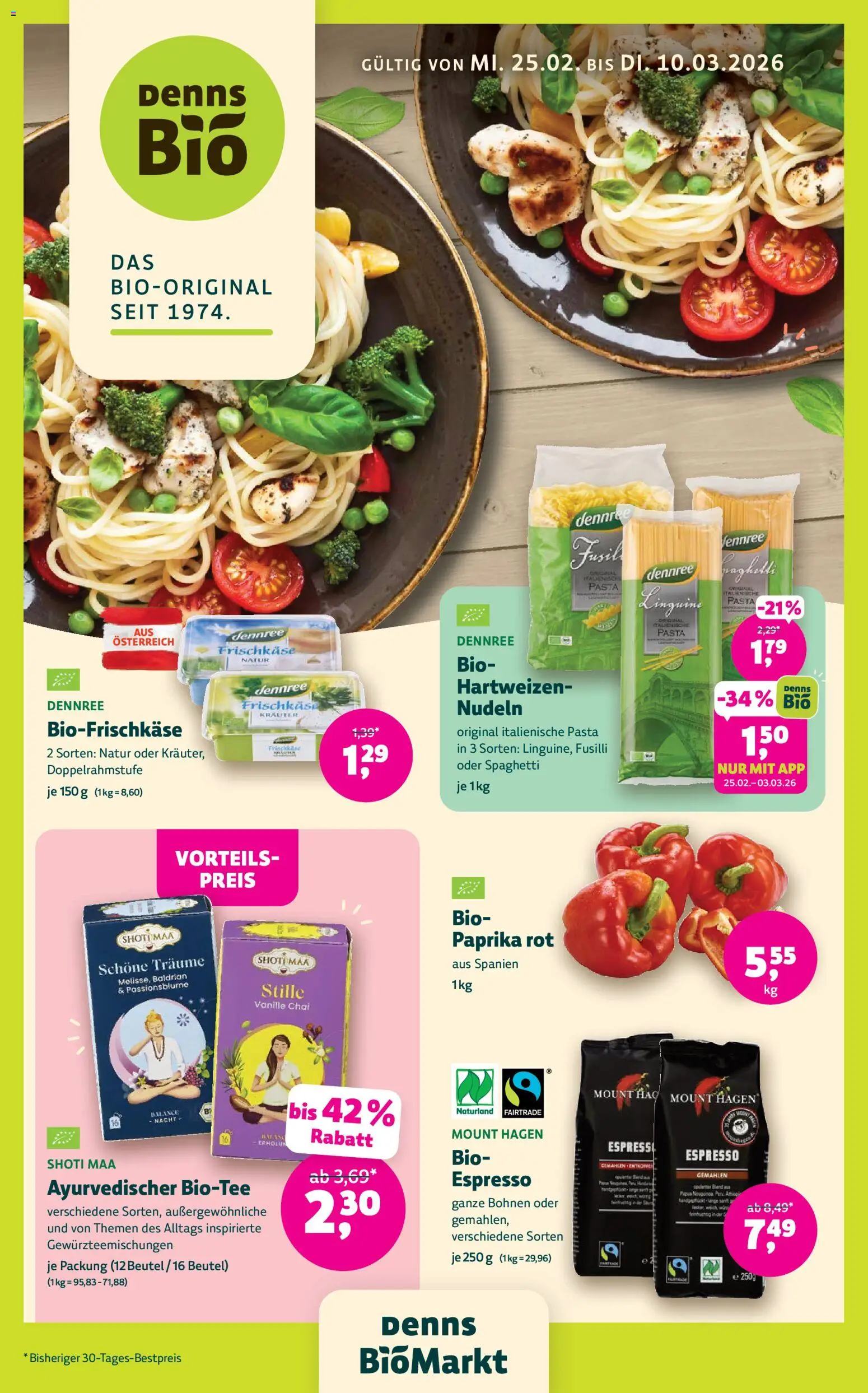 Vorschau der Angebote: Denns BioMarkt Angebote gültig ab 25.02.2026