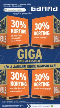 Voorbeeld van Folder van winkel GAMMA geldig vanaf 29-12-2025