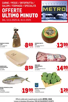 Anteprima dell'opuscolo Volantino Offerte Freschissimi dal negozio Metro valido da 13/11/2025