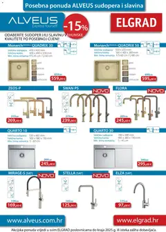 Pregled letka Alveus akcija trgovine Elgrad vrijedi od 07.01.2026