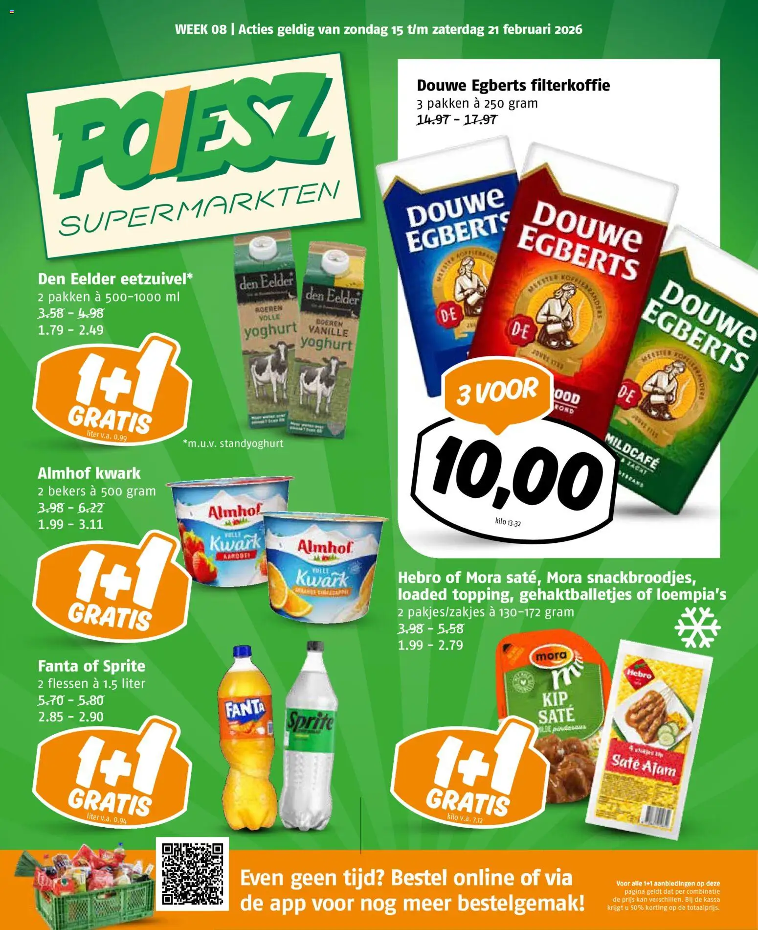 Voorbeeld van Folder week 8 van winkel Poiesz geldig vanaf 15-02-2026