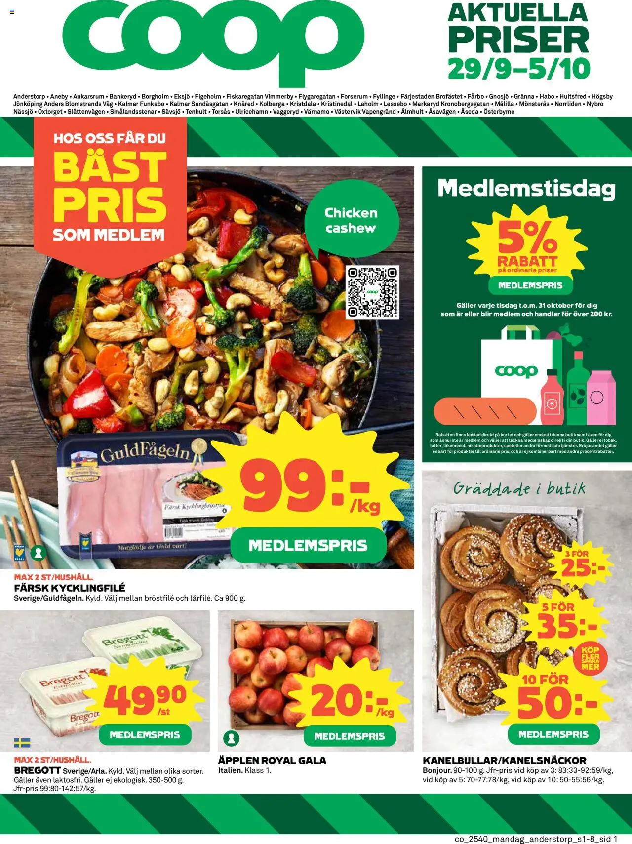 Knäred är giltig 29/09 2025 > Veckans Erbjudanden gäller från 29/09/2025 till 05/10/2025 sidnummer 1