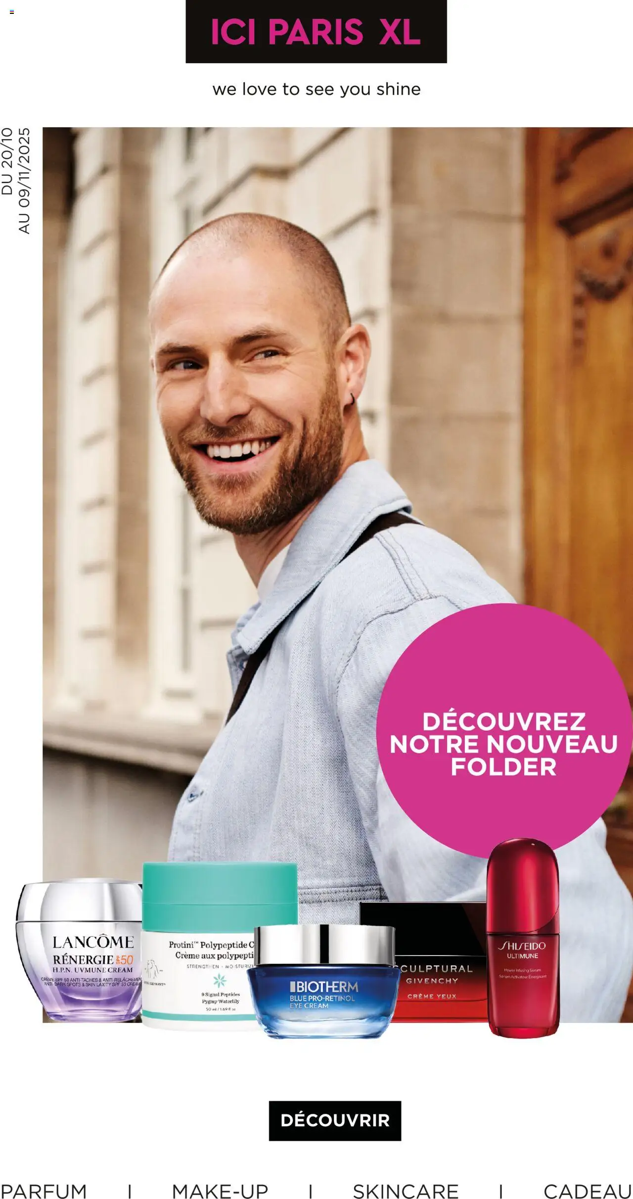 ICI Paris XL shop Publicité geldig vanaf 20/10/2025 - Paginanummer 1