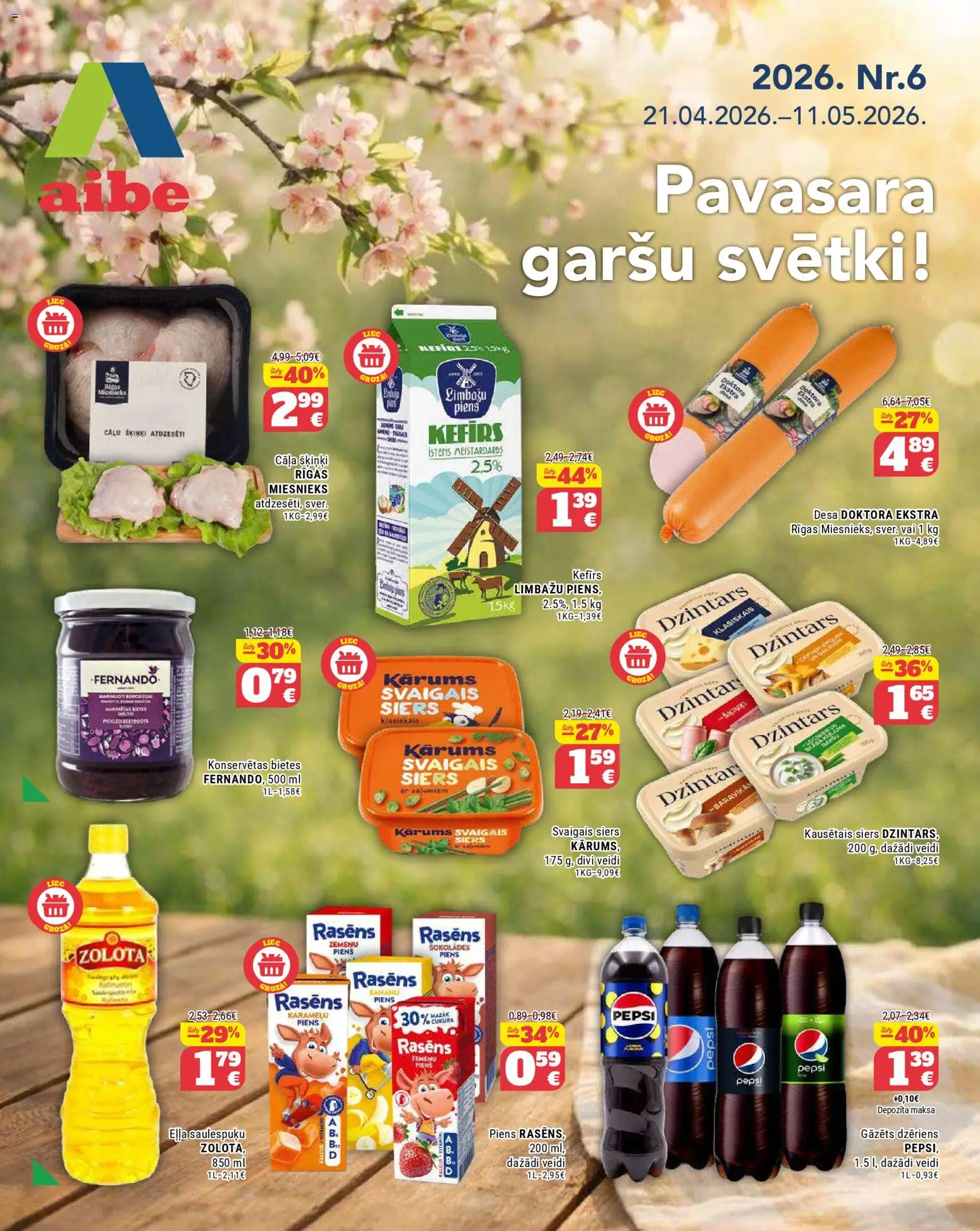 Skatīt Aibe akciju bukletu, derīgs no 21.04.2026.