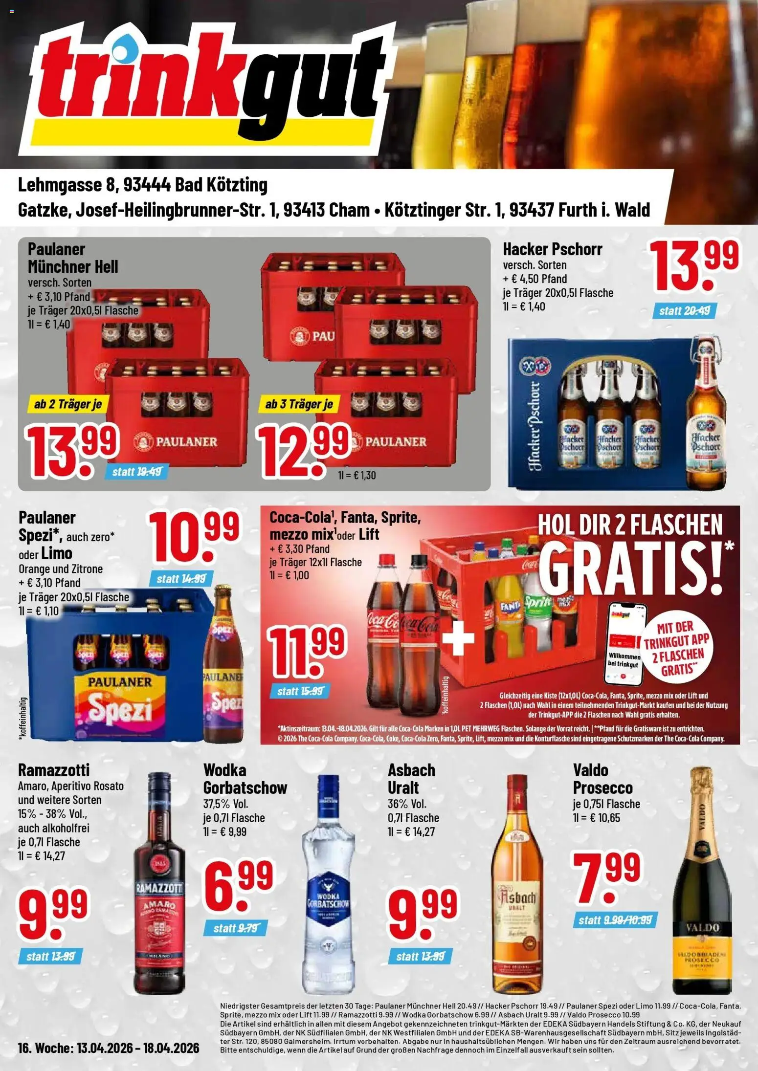 Vorschau von dem Prospekt des Geschäftes Trinkgut, gültig ab dem 12.04.2026