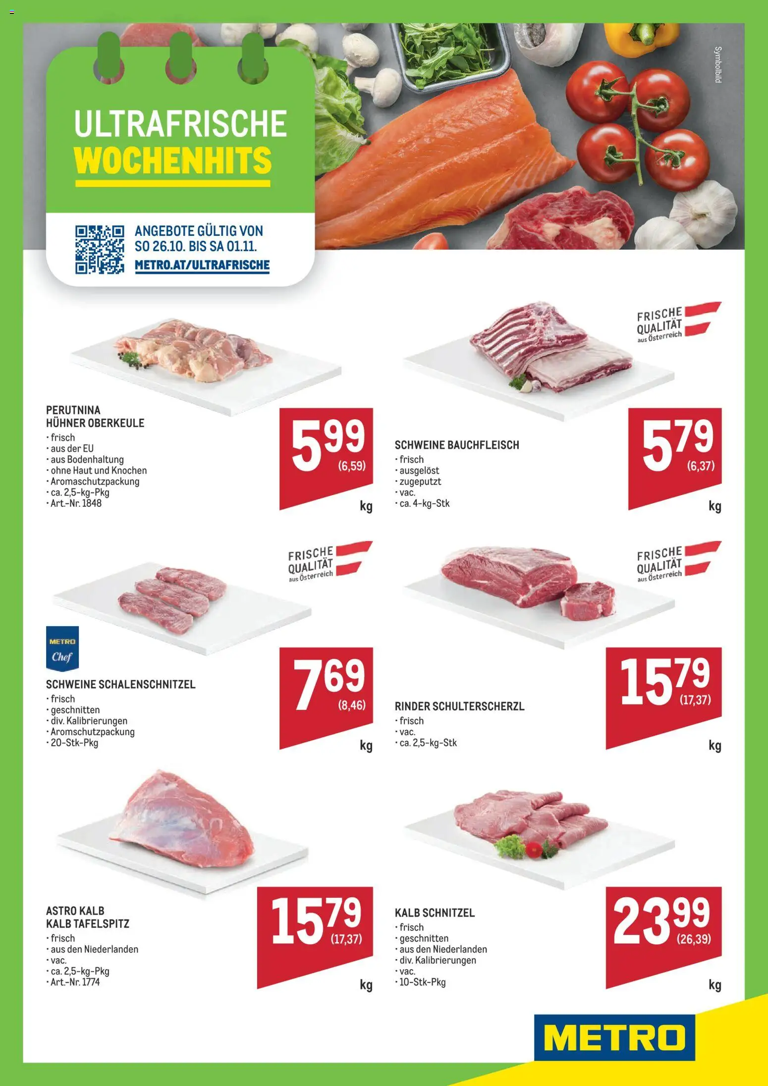  Metro Angebote Wochenhits ab (26.10.2025 - 01.11.2025) - Seite 1