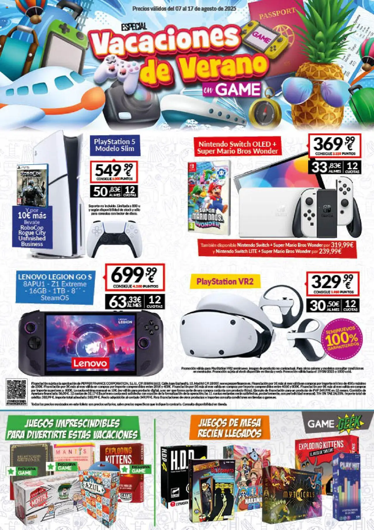 Game Folleto > 07/08 - 17/08/2025 > Ofertas