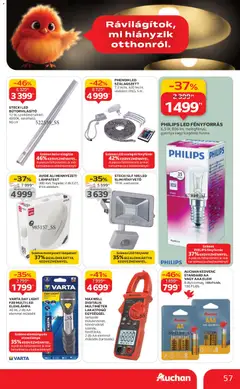 Auchan - Akciós újság Auchan megtekintése, amely érvényes 2025.11.06.-től | Oldal: 57