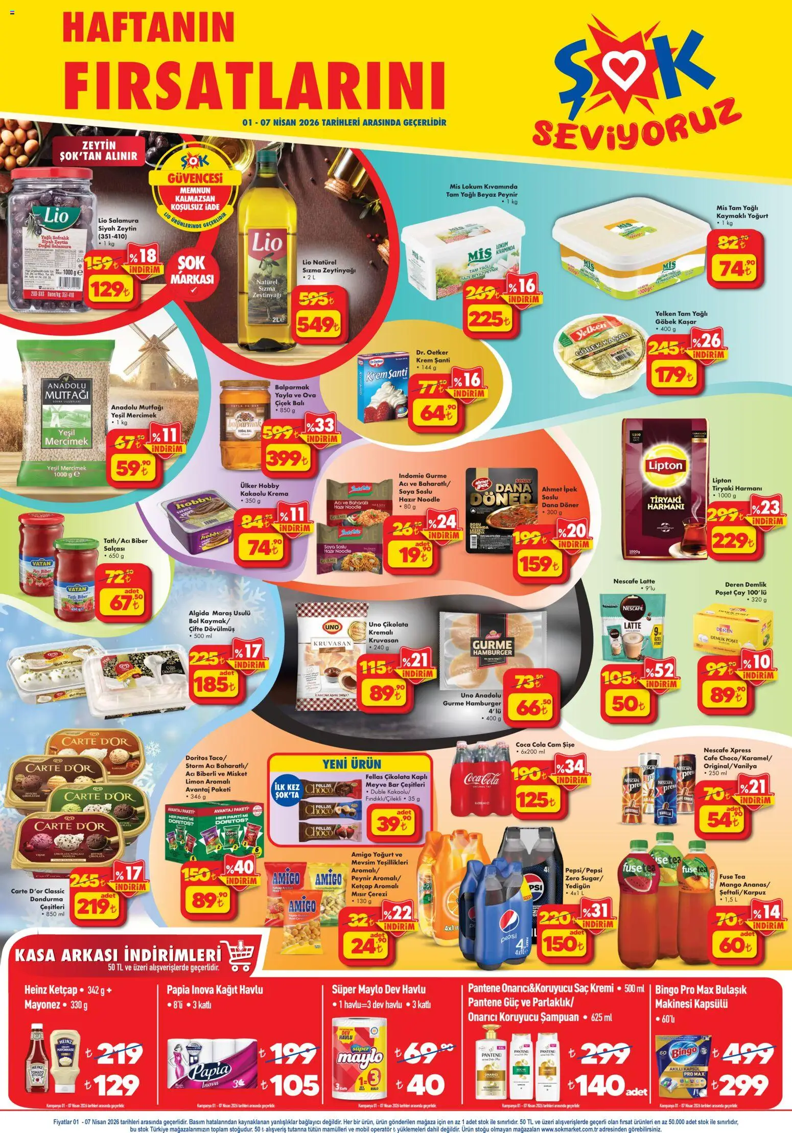 Şok Market Şok Market Katalog 01.04.2026 - Broşürünün önizlemesi